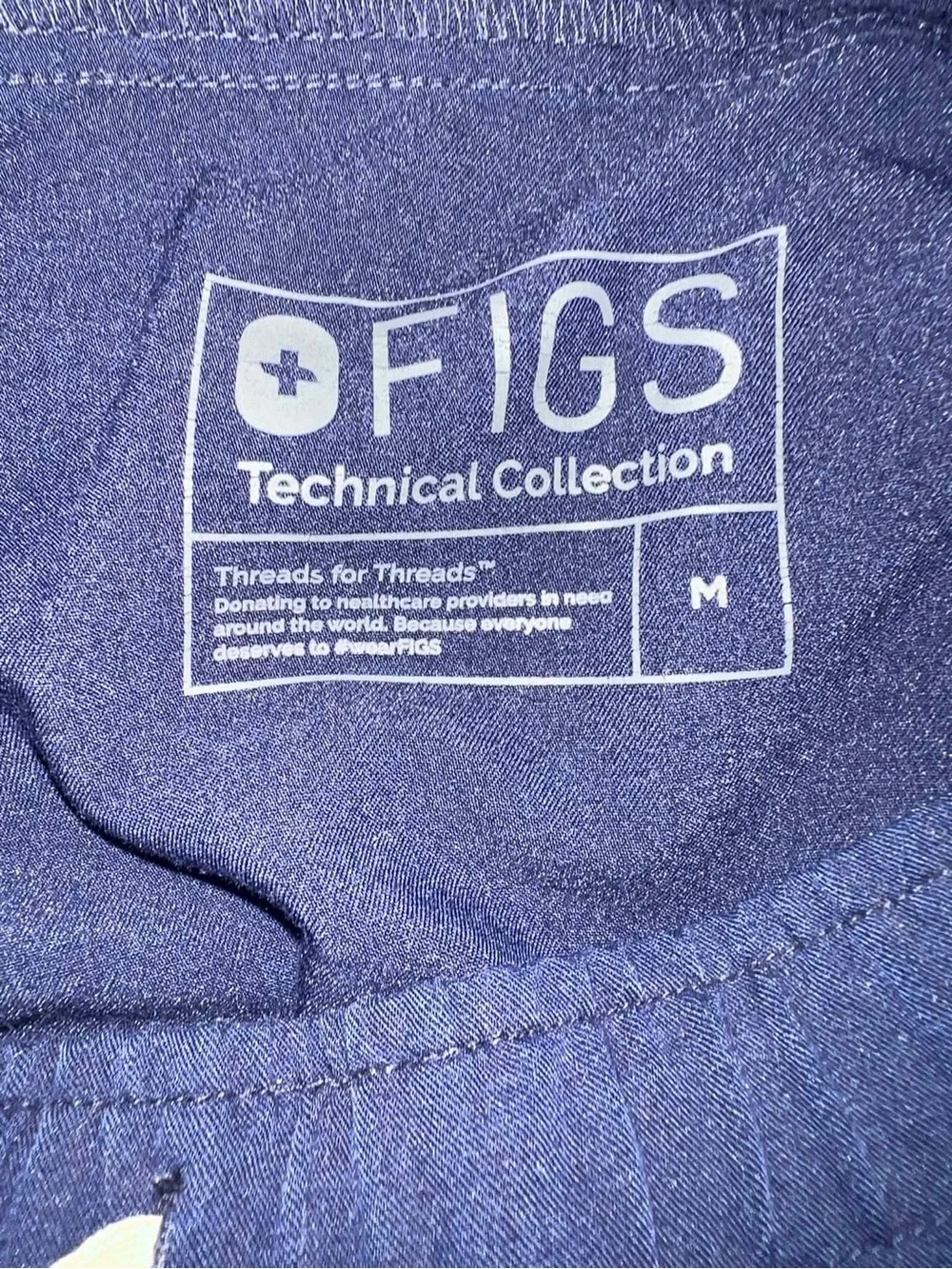 Figs Men’s Tansen Jogger Scrub Pants- Navy Blue- Size Medium